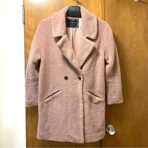 Lucky Brand Pink Teddy Coat SZ L